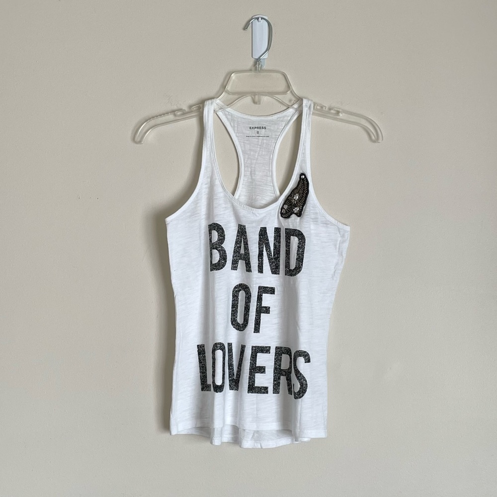 Express tank. XS. Beaded detail.